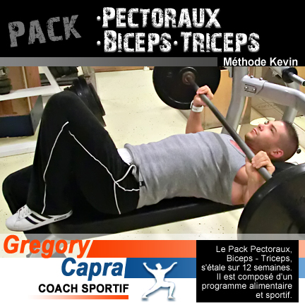Pack pectoraux biceps triceps